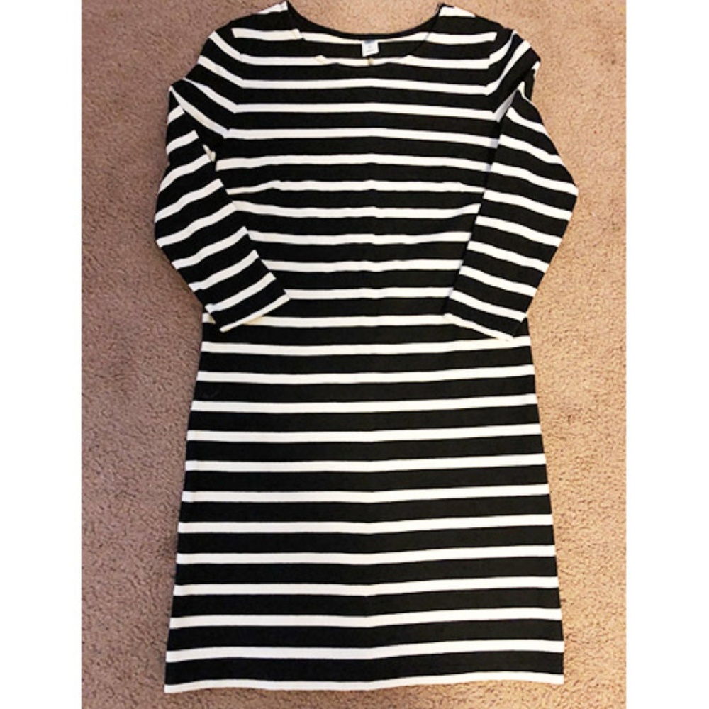 Black and White Mini Dress